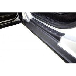 Bushwacker Rocker Panel Guards Thermoplastic Black Trail Armor Series, Front & Rear, Lifetime limited warranty 14085