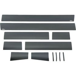 Putco Rocker Panel Trim Stainless Steel Black Platinum, Lifetime limited warranty 9751212BP