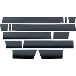 Putco Rocker Panel Trim Stainless Steel Black Platinum, Lifetime limited warranty 9751418BP