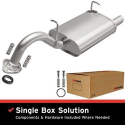 BRExhaust Exhaust System Made of Aluminized Steel Direct-Fit Series, 2-year limited warranty 106-0190