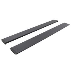 Go Rhino Running Boards Aluminum Textured Black E-BOARD E1 Electric Series, 20404787PC