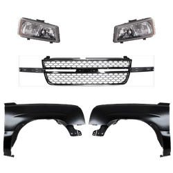Replacement Fender Steel Primed, Front, Driver & Passenger Side, 1-year unlimited-mileage warranty KIT-022123-69