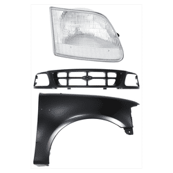 Replacement Grille Assembly Plastic Black Grille, 1-year unlimited-mileage warranty KIT-022423-86701