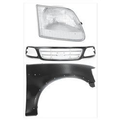 Replacement Grille Assembly Plastic Paintable Grille, 1-year unlimited-mileage warranty KIT-022423-92301