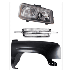 Replacement Fender Steel Primed, Front, Passenger Side, 1-year unlimited-mileage warranty KIT-022123-11901