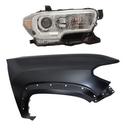 Replacement Fender Steel Primed, Passenger Side, 1-year unlimited-mileage warranty KIT-031323-33004