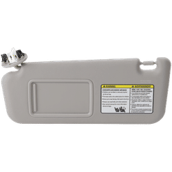 Replacement Sun Visor Gray, Driver Side, 1-year unlimited-mileage warranty RT42170004