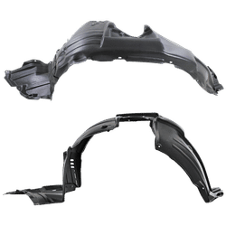 Replacement Fender Liner, Front, Driver & Passenger Side, 1-year unlimited-mileage warranty SET-REPT222151Q