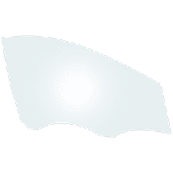 Replacement Door Glass, Front, Passenger Side, 1-year unlimited-mileage warranty RH48010037