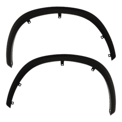 Replacement Fender Flares Plastic Textured Black, Front, Driver & Passenger Side, 1-year unlimited-mileage warranty SET-RL22130009Q