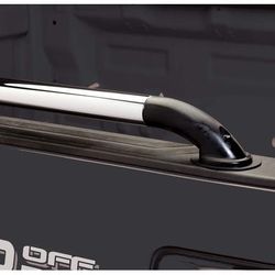 Putco Bed Rails Stainless Steel Black and Silver, 79823