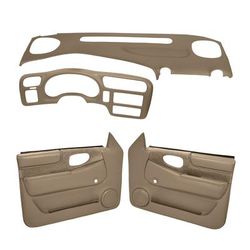 Coverlay Interior Restoration Kit ABS Plastic Medium Brown Dash Cap, Instrument Panel Cover, Lifetime limited warranty 18-647C47N-MBR