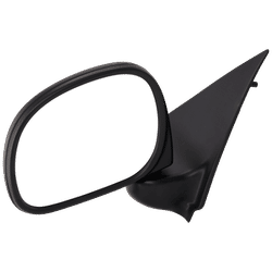 JC Whitney Mirror Textured Black, Driver Side, 1-year limited warranty JFD40L