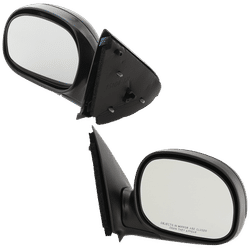 JC Whitney Mirror Textured Black, Driver & Passenger Side, 1-year limited warranty SET-JFD323R