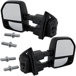 JC Whitney Mirror Textured Black, Driver & Passenger Side, 1-year limited warranty SET-JFD435ER-S