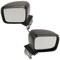 JC Whitney Mirror Textured Black, Driver & Passenger Side, 1-year limited warranty SET-JJP82ER-S
