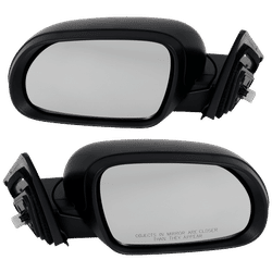 JC Whitney Mirror Textured Black, Driver & Passenger Side, 1-year limited warranty SET-JKI29ER