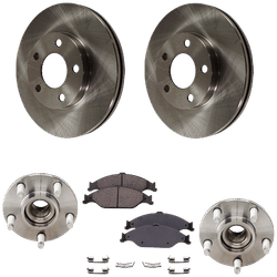 SureStop Wheel Hub, Front, Driver & Passenger Side, 3-year or 36,000-mile limited warranty KIT-060824-35