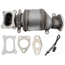 JC Whitney Catalytic Converter Converter, Front, Driver Side, 1-year unlimited-mileage warranty KIT-070324-R043