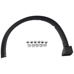 Replacement Fender Flares Plastic Black, Front, Driver Side, 1-year unlimited-mileage warranty RM22130042