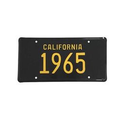 Scott Drake Classic License Plate, 1-year limited warranty ACC-LP-65C