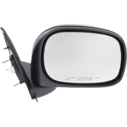 Kool Vue Mirror Textured Black, Passenger Side, 1-year limited warranty DG42ER