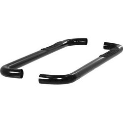Aries Nerf Bars Stainless Steel Powdercoated Black 3in Side Series, Lifetime limited warranty with 3-year on finish 205000