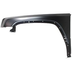 Replacement Fender Steel Primed, Front, Driver Side, 1-year unlimited-mileage warranty J220110