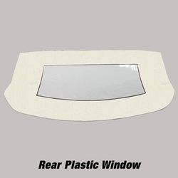 Kee Auto Top Convertible Rear Window Vinyl Ford White, CD2012CO26SP