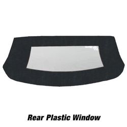 Kee Auto Top Convertible Rear Window Vinyl Black, CD2014CO33SP