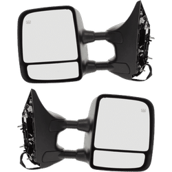 Kool Vue Towing Mirror Textured Black, Driver & Passenger Side, 1-year limited warranty SET-NS77ER