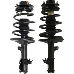 TrueDrive Shock Absorber & Strut Assembly Black Fully Loaded Strut, Front, Driver Passenger Side, SET-REPT280504