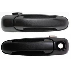 Replacement Exterior Door Handle Textured Black, Front, Driver & Passenger Side, 1-year unlimited-mileage warranty SET-REPD462127