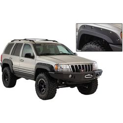 Bushwacker Fender Flares Plastic Black Cut-out for Jeep Series, Front, Driver & Passenger Side, Lifetime limited warranty 10071-07