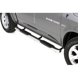 Lund Nerf Bars Stainless Steel Polished 5 in. Oval Curved Series, Lifetime limited warranty 23776075