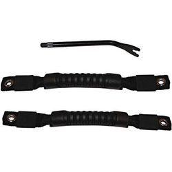 Rugged Ridge Door Pull Strap Nylon Black, 5-year limited warranty 11826.01