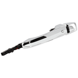 Replacement Exterior Door Handle Chrome, Front, Passenger Side, 1-year unlimited-mileage warranty REPCH462113