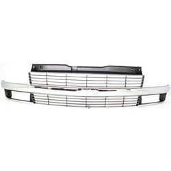 Replacement Grille Assembly Plastic Painted Silver Grille, 1-year unlimited-mileage warranty 6696-2