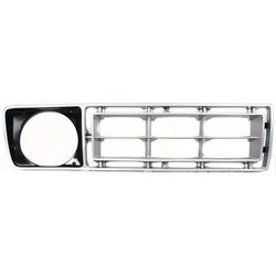 Replacement Grille Assembly Plastic Silver Grille, Passenger Side, 1-year unlimited-mileage warranty 7713