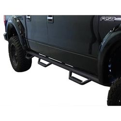 Nfab Nerf Bars Steel Powdercoated Textured Black N-Fab Bed Access, Lifetime limited warranty with 5-year on finish F15107CC-6-TX