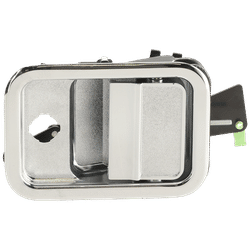 Replacement Exterior Door Handle Chrome, Front, Passenger Side, 1-year unlimited-mileage warranty REPFL462103