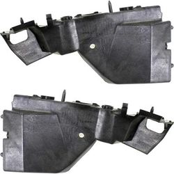 Replacement Bumper Bracket Steel, Front, Driver & Passenger Side, 1-year unlimited-mileage warranty SET-REPA013115