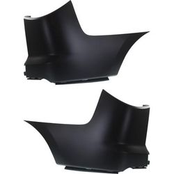 Replacement Bumper End Plastic Primed, Rear, Driver & Passenger Side, 1-year unlimited-mileage warranty SET-REPC761127