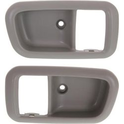 Replacement Door Handle Trim Gray, Rear, Driver & Passenger Side, Interior, 1-year unlimited-mileage warranty SET-REPT491379