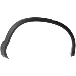Replacement Fender Trim Plastic Textured Black, Rear, Passenger Side, Rear Section, 1-year unlimited-mileage warranty REPH553903