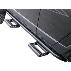 Nfab Rocker Panel Guards Steel Powdercoated Textured Black RKR Series, Lifetime N-Fab limited warranty with 5-year on finish G154RKRCC