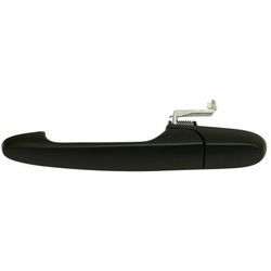 Replacement Exterior Door Handle Plastic Smooth Black, Rear, Driver Side, 1-year unlimited-mileage warranty RBC491302