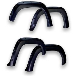EGR Fender Flares Plastic Black Bolt-On Look Painted Series, Front & Rear, Driver Passenger Side, 3-year limited warranty 791674-GBA