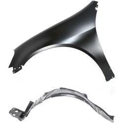 Replacement Fender Steel Primed, Front, Driver Side, 1-year unlimited-mileage warranty KIT-012717-38