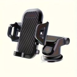 TEMU 360-degree Rotation, 270-degree Head Rotation, Suction Cup Dashboard Mount, Soft Pvc Car Phone Holder - A Universal 2-in-1 Smartphone Clamp For Vehicle Navigation.